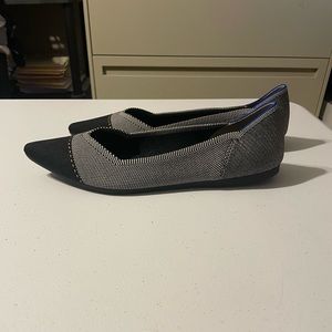 Rothy’s EUC Grey Mist Captoe Point 12.5